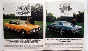 1971 Dodge Demon Challenger Charger Dart Coronet Sales Brochure Newspaper Insert