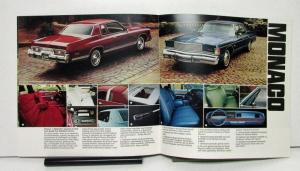 1976 Dodge Aspen Dart Charger Coronet Monaco Sales Brochure