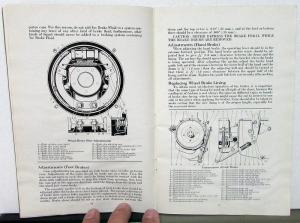 1935 DeSoto Six Airstream SF Owners Manual Care Operation Instructions Original