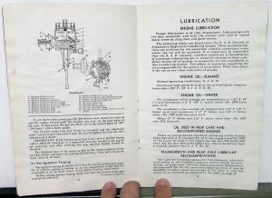 1935 DeSoto Six Airstream SF Owners Manual Care Operation Instructions Original