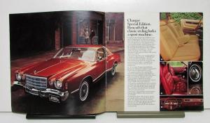 1976 Dodge Charger Four Distinctive Hardtops Sales Brochure & Specifications