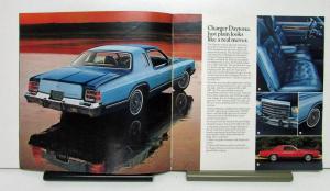 1976 Dodge Charger Four Distinctive Hardtops Sales Brochure & Specifications