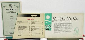 1954 DeSoto V8 Owners Manual Care & Operation Instructions Maintenance Original