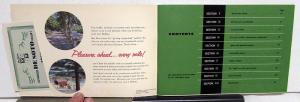1958 DeSoto Owners Manual Care & Operation Instructions Maintenance Original