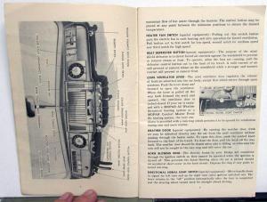 1946 Dodge Code D24 Owners Manual Care & Operation Instructions Maintenance