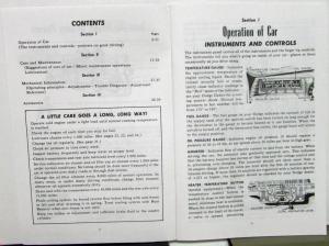 1946 Dodge Code D24 Owners Manual Care & Operation Instructions New Reproduction