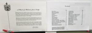 1949 Dodge Models D29 D30 Owners Manual Care Operation Instructions Reproduction