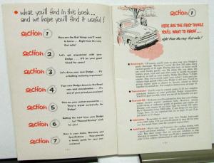 1953 Dodge Coronet Owners Manual Care & Operation Instructions Original