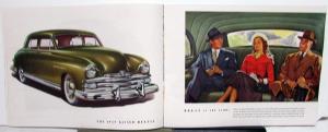 1949 Kaiser Virginian Deluxe Special Sedan Features Specs Prestige Sale Brochure