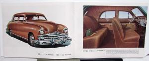 1949 Kaiser Virginian Deluxe Special Sedan Features Specs Prestige Sale Brochure