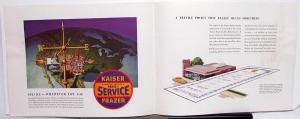 1949 Kaiser Virginian Deluxe Special Sedan Features Specs Prestige Sale Brochure