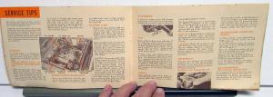 1962 Dodge Dart Owners Manual Care & Operation Instructions Original