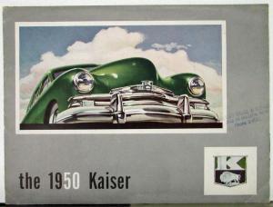 1950 Kaiser Special & Deluxe Chassis Eng Specs Sales Brochure Folder Orig XLarge