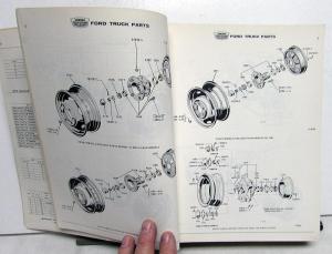 1962 62 Ford Truck Parts Catalog Manual F 100 250 350 Pickup Diesel HD Tilt Cab