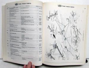 1962 62 Ford Truck Parts Catalog Manual F 100 250 350 Pickup Diesel HD Tilt Cab