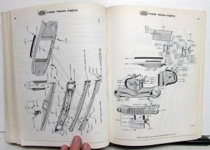 1962 62 Ford Truck Parts Catalog Manual F 100 250 350 Pickup Diesel HD Tilt Cab