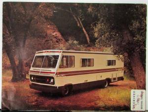 1979 LaPalma Motorhome Sales Folder & Floorplan Data Sheet Color Original