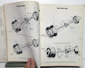 1961 61 Ford Truck Parts Catalog Manual F 100 250 350 Pickup Diesel HD Tilt Cab