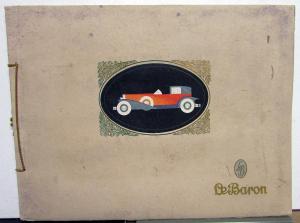 1928 1929 LeBaron Coachwork Lincoln Packard Stutz Duesenberg Sales Brochure Orig