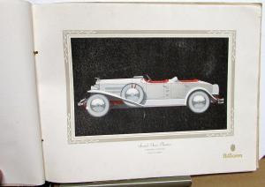 1928 1929 LeBaron Coachwork Lincoln Packard Stutz Duesenberg Sales Brochure Orig