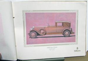 1928 1929 LeBaron Coachwork Lincoln Packard Stutz Duesenberg Sales Brochure Orig