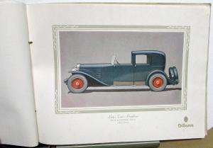 1928 1929 LeBaron Coachwork Lincoln Packard Stutz Duesenberg Sales Brochure Orig