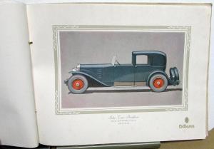 1928 1929 LeBaron Coachwork Lincoln Packard Stutz Duesenberg Sales Brochure Orig