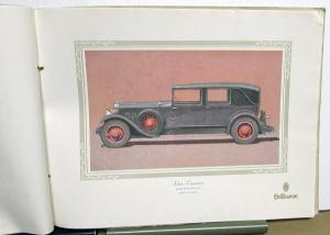 1928 1929 LeBaron Coachwork Lincoln Packard Stutz Duesenberg Sales Brochure Orig