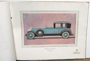 1928 1929 LeBaron Coachwork Lincoln Packard Stutz Duesenberg Sales Brochure Orig