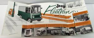 1961 Jeep Fleetvan Model FJ-3A Brochure Leaflet 4-Cyl F-Head Hurricane Engine