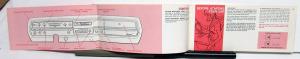 1968 Dodge Dart Owners Manual Care & Operation Instructions Original 340