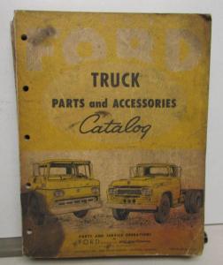 1959 Ford Truck Parts Catalog Manual F 100 250 350 Pickup Diesel HD Tilt Cab