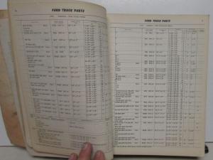 1959 Ford Truck Parts Catalog Manual F 100 250 350 Pickup Diesel HD Tilt Cab