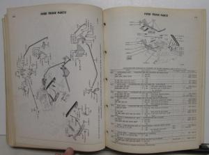 1959 Ford Truck Parts Catalog Manual F 100 250 350 Pickup Diesel HD Tilt Cab
