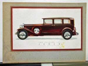 1930 Packard Sedan Model 7-45 Plate Red Color