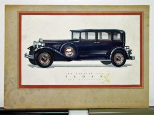 1930 Packard Sedan Model 7-45 Plate Blue Color