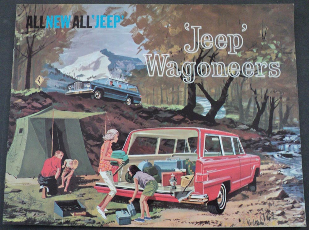 1962 Jeep Wagoneers Original Dealer Sales Brochure Willys Overland