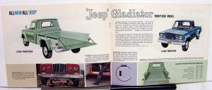 1963 Jeep Gladiators J200 J300 Truck Original Sales Brochure Kaiser
