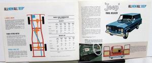 1963 Jeep Gladiators J200 J300 Truck Original Sales Brochure Kaiser