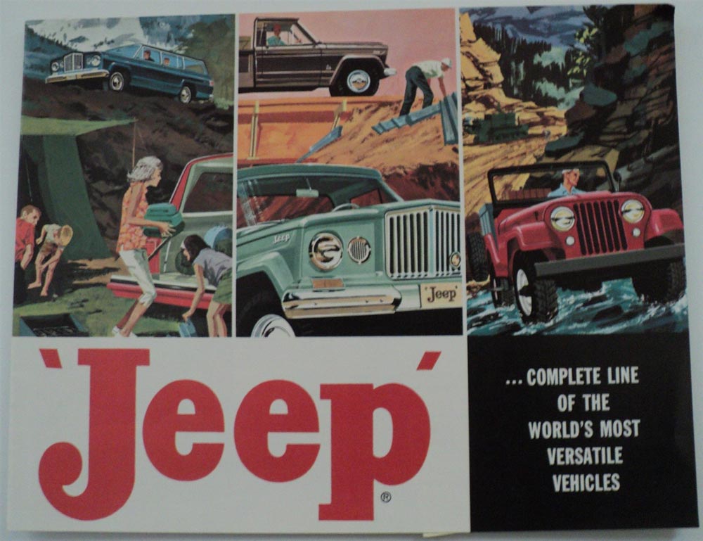 1962 Jeep Complete Line Original Sales Brochure Willys Overland Truck