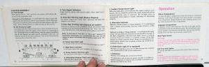 1975 Dodge Monaco Owners Manual Care & Operations Instructions Original
