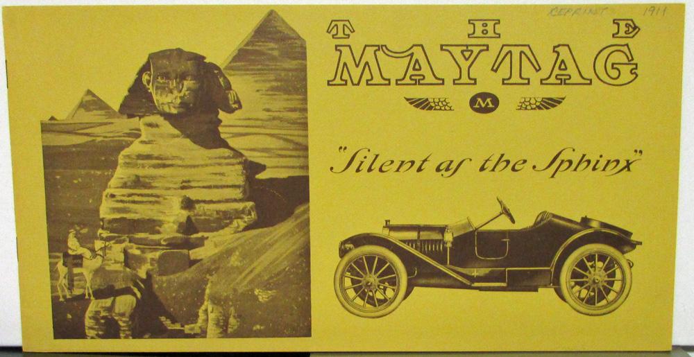 1911 Maytag Models H G E B C 11 High Quality Reproduction Sales Brochure