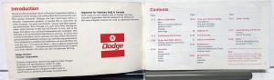 1980 Dodge St Regis Owners Manual Care & Operations Instructions Original