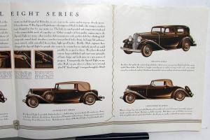 1933 Nash Special Eight Sedan Roadster Coupe 1170 Series Sales Folder Original