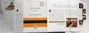 1933 Nash Special Eight Sedan Roadster Coupe 1170 Series Sales Folder Original