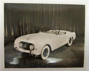 1952 Nash Healey Sports Car Press Release and Glossy BW Photo Original