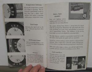 1937 Plymouth P3 P4 Owners Manual Care & Operations Instructions Original
