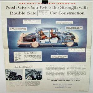 1956 Nash Rambler Ambassador Statesman Color Sales Folder Original XL