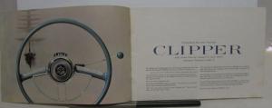 1954 Packard Clipper Models 5400 5401 5411 5433 Brochure and Specifications
