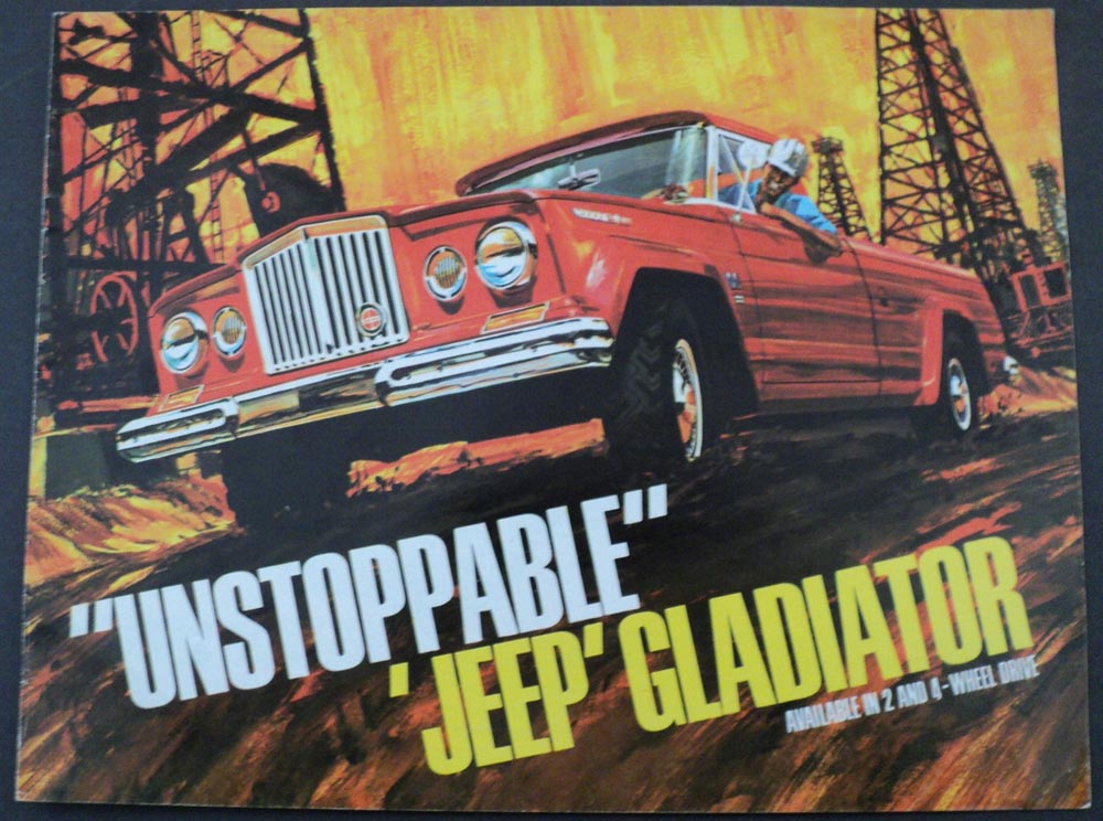 1965 Jeep Gladiator 2 and 4 WD Sales Brochure With Specifications Kaiser